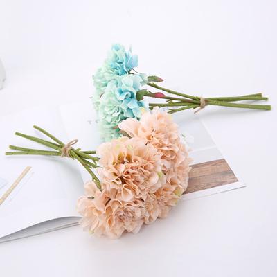 1 Bündel Künstliche Blume Chrysantheme Desktop Decor Faux Seide Blume Hochzeit Party Simulierte Bouquet für Home