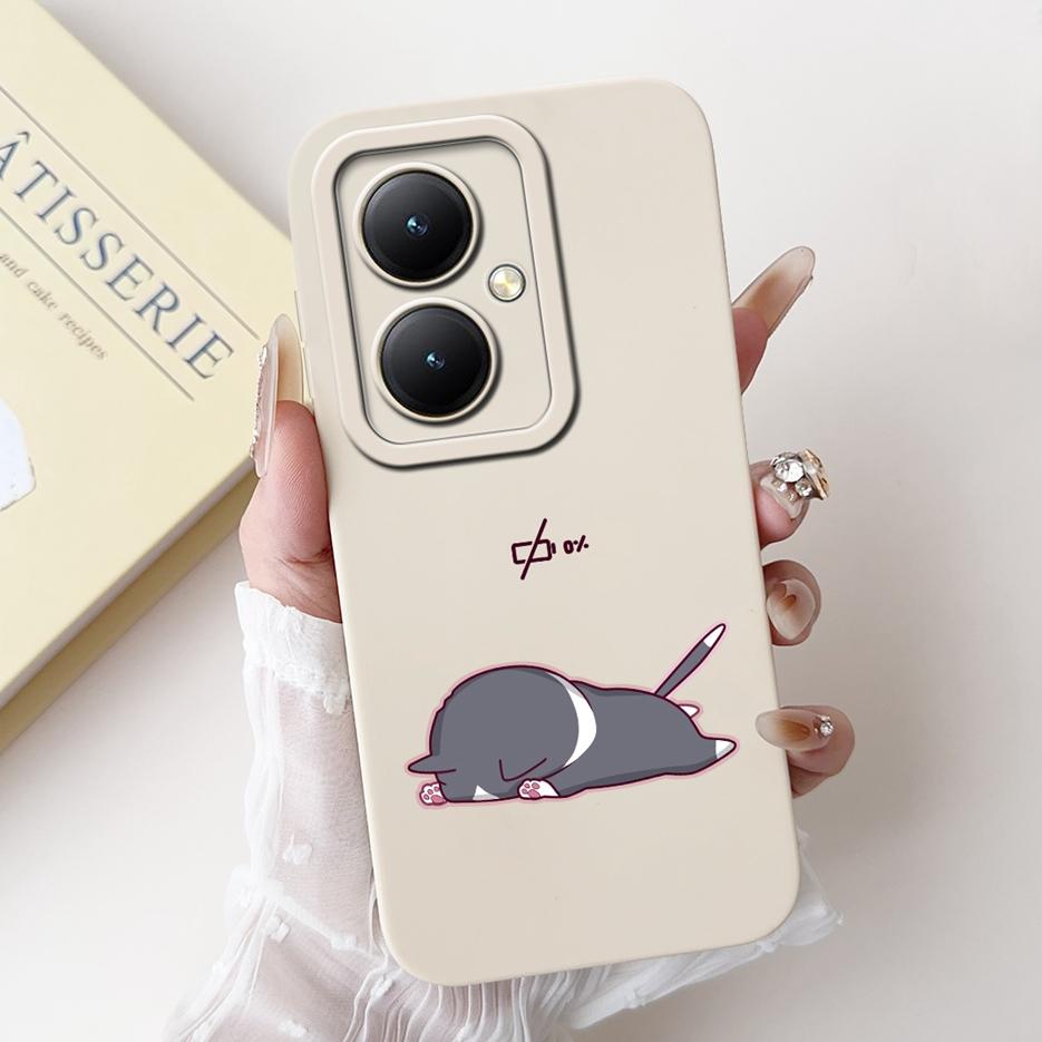 For Vivo Y27 4G Case V2249 Lovely Panda Cartoon Cover Shockproof Soft Silicone Phone Case For Vivo Y27s Y 27 S VivoY27 5G Bumper