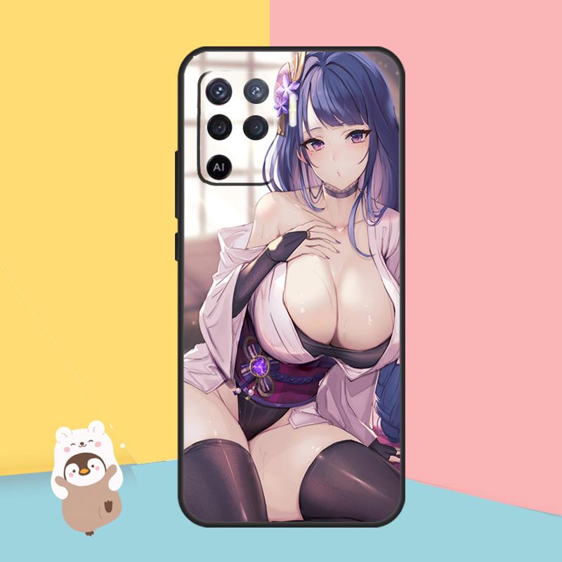 

Сексуальный чехол Genshin Raiden Shogun для OPPO Find X5 X3 Lite Pro A15 A16 A52 A72 A5 A9 A31 A53 A83 A93 A54 A74 A94 OPPO A91