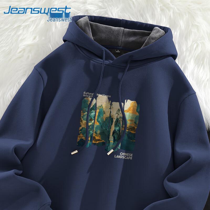 Jeanswest Unisex JZS Zlatá krajina Fleecová mikina s kapucí