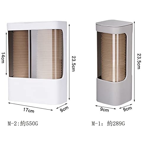 Becherspender, Papierbecherhalter, Becherständer, Becherhalter, Geeignet für viele Anlässe, Passend für 50-75mm Becher (2 Reihen)