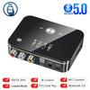 Wireless Audio Bluetooth 5.0 Adapter, NFC Bluetooth Receiver Transmitter Stereo AUX Jack Optical Mic IR Remote TV PC Headphone