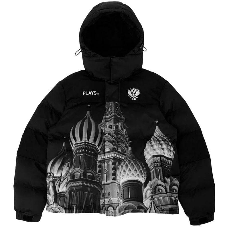 Unisex Winter Hooded Cotton Puffer Jacket