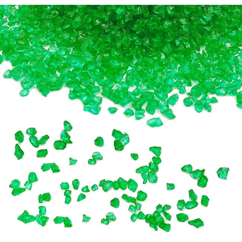 Aquarium Fish Tank Gravel 1 Pound High Luster Crushed Glass for Aquarium Decorations Vase Filler.