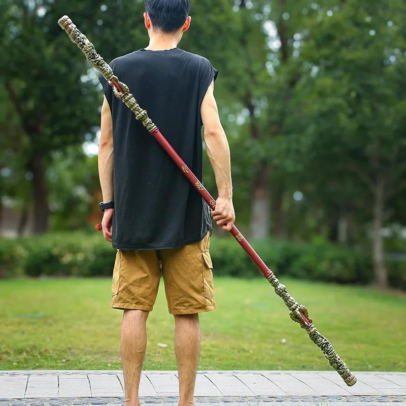 180cm PU Black Myth Wukong Weapon Cudgel Large Sun Wukong Sword Real Full Size Japanese Katana Samurai Sabre Kid Toy Anime Gift