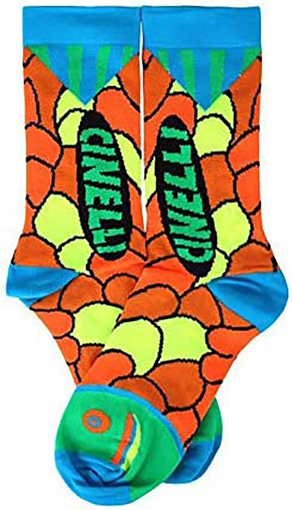 Cinelli POSEIDON ANA BENAROYA Socks in Azzurro/Yellow/Green