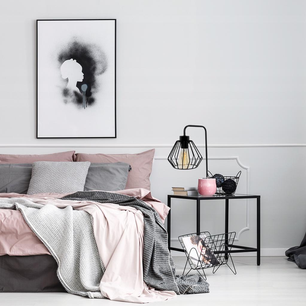 STANDING NIGHT DESK LAMP WICIAK BLACK LED