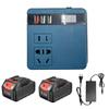 Portable Smart Inverter Battery Converter DC to AC 220V for Outdoor Vehicles
