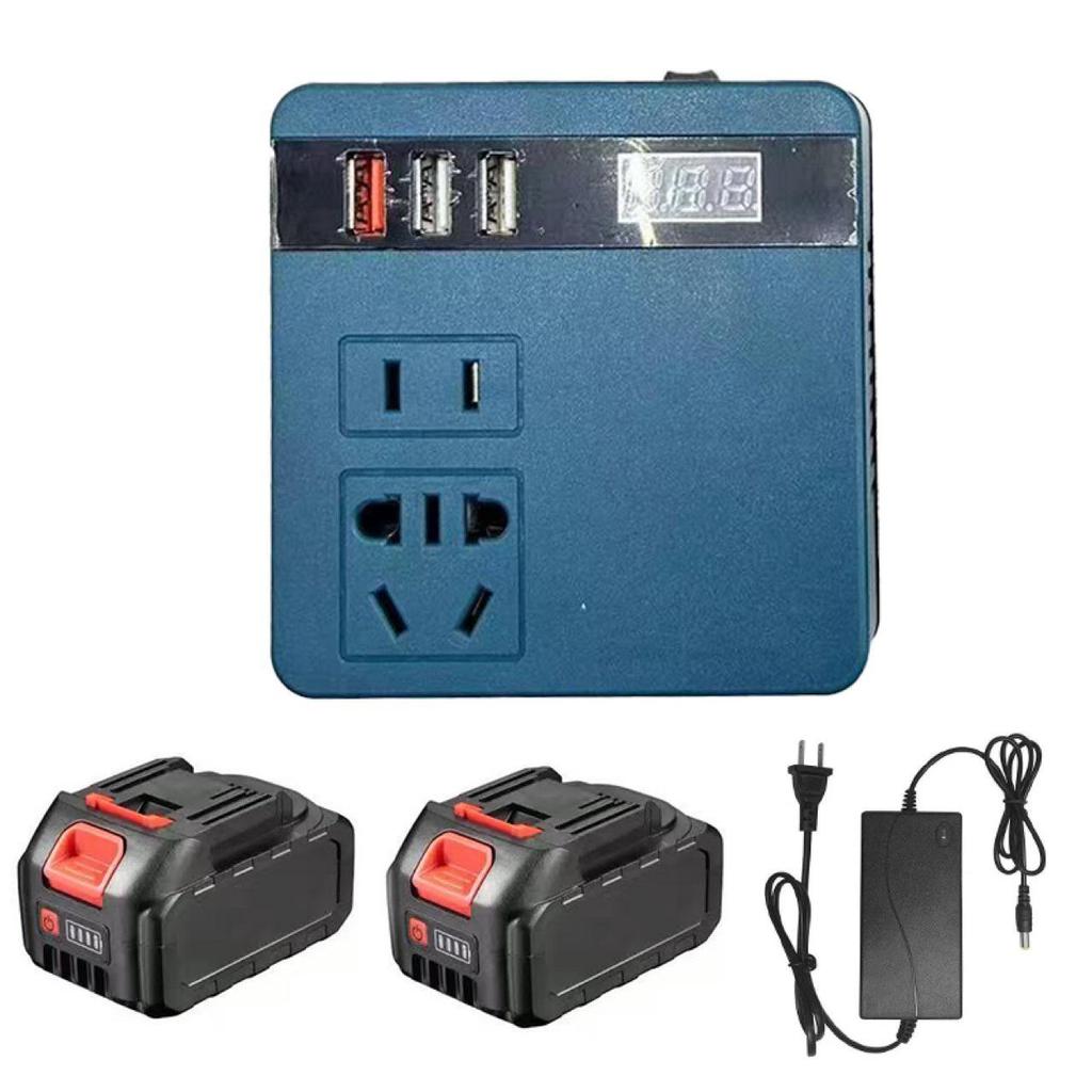 Portable Smart Inverter Battery Converter DC to AC 220V for Outdoor Vehicles