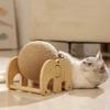 Wooden Cat Scratching Ball Toy Non-Slip Cat Claw Grinding Toy  Self-Entertainment