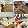 1PC Thanksgiving Placemats for Dining Table Fall Gnomes Table Decorations Harvest Give Thanks Maple Printed Dining Mat
