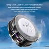 Portable Magnetic Semiconductor Phone Cooler with Digital Display RGB Lights Powerful Cooling Fan for Gaming Phone Ice Cooler