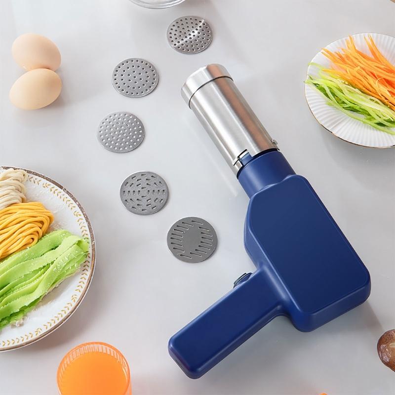 Cordless Noodles Press Machine With Detachable Molds For Homemades Pastas Kitchen Tool Food Grade Pastas Maker