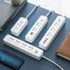 Multi-Outlet Power Strip with USB and Individual Switches