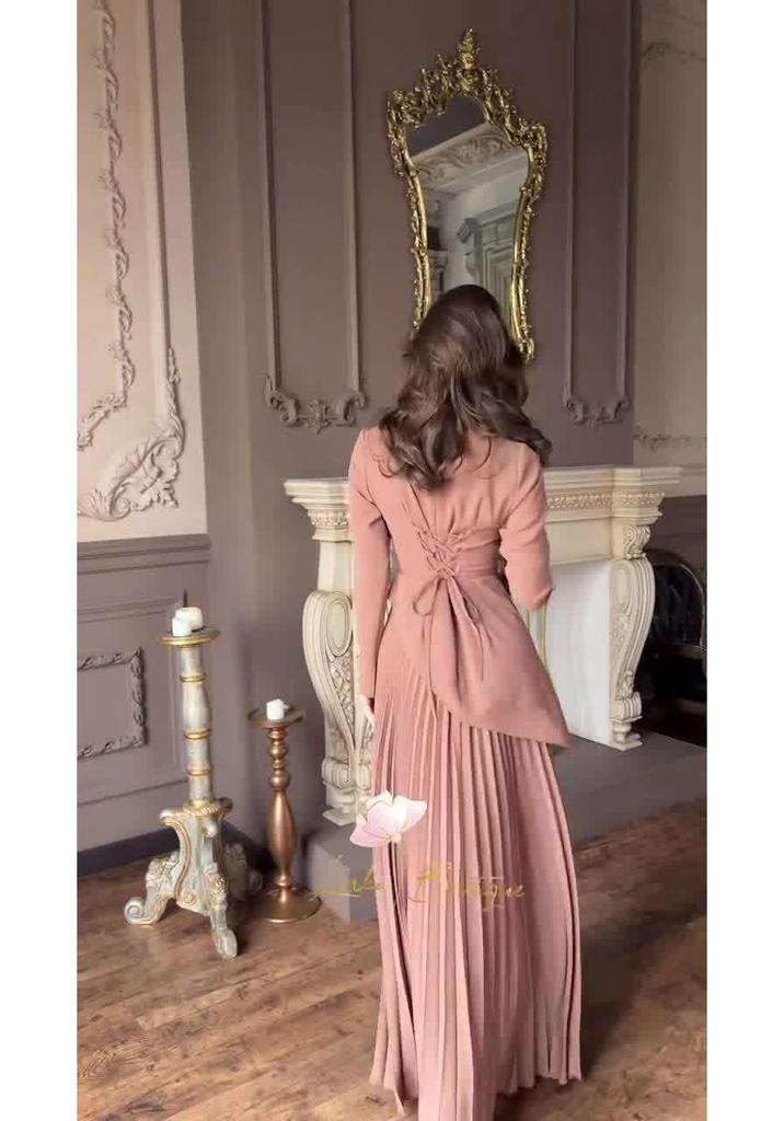 2025 Spring Luxurious Slimming Long Sleeve Dress for Women