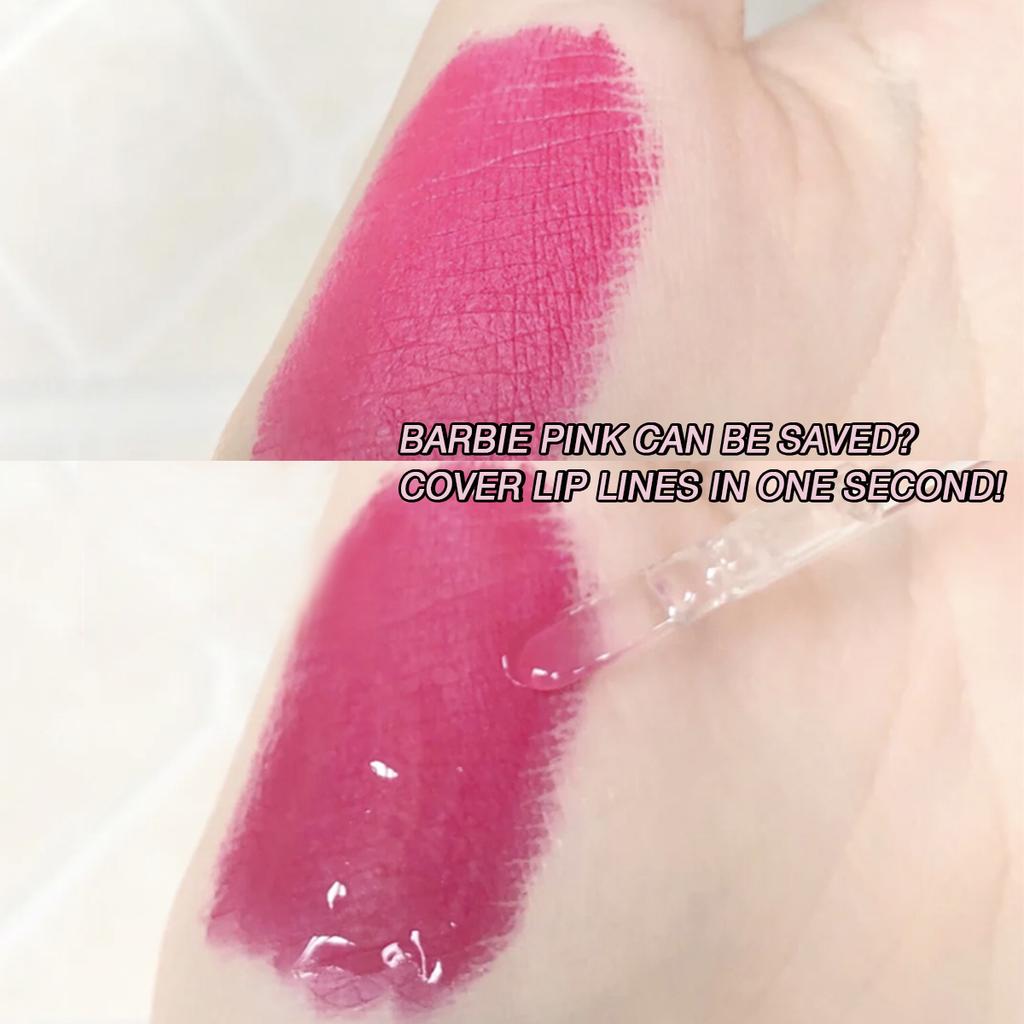 LAMUSELAND Keep Smile wodoodporna matowa szminka w płynie długotrwała nieprzywierająca filiżanka błyszczyk do ust pulchny olejek do makijażu ust 1,5g