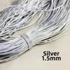 Gold Silver Color Gifts Packing String Thread 1.5mm Diameter Braiding Cord  for Jewelry Making