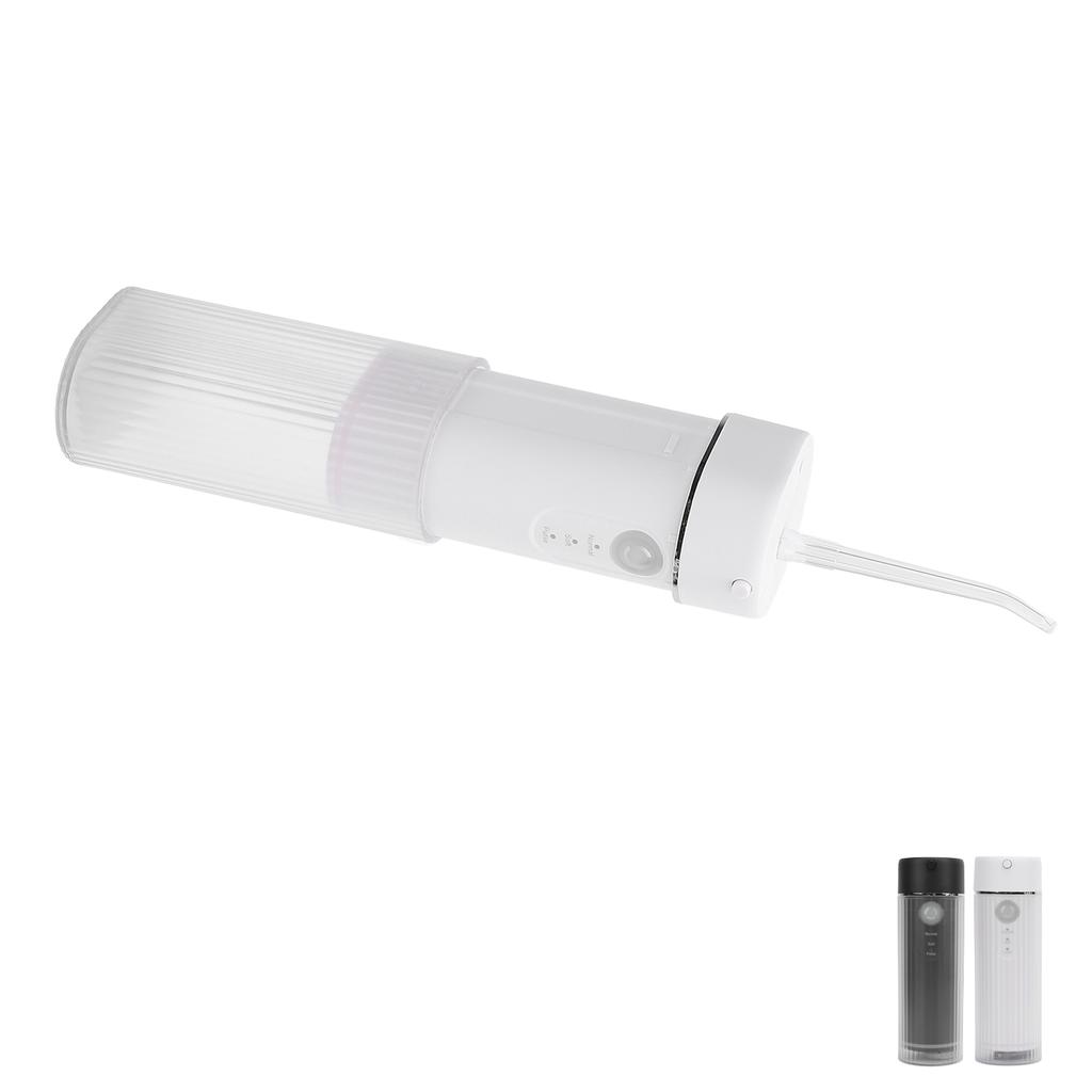 Mini Water Dental Irrigator IPX7 Water Resistant 190 ML Expandable Tank 130PSI 3 Mode Water Teeth Cl