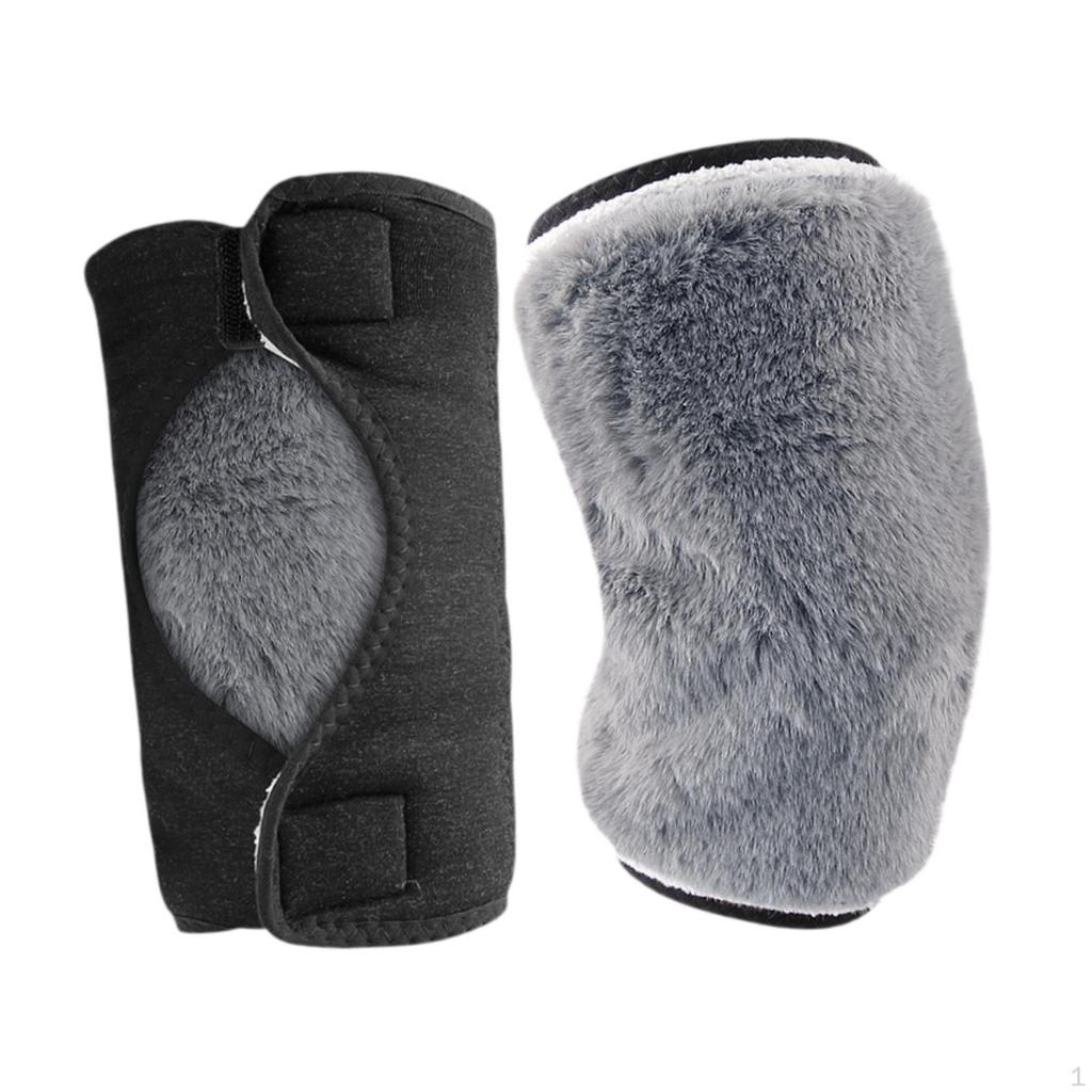 Winter Knee Warmers Comfortable Thermal Supports for Cold Weather Sports