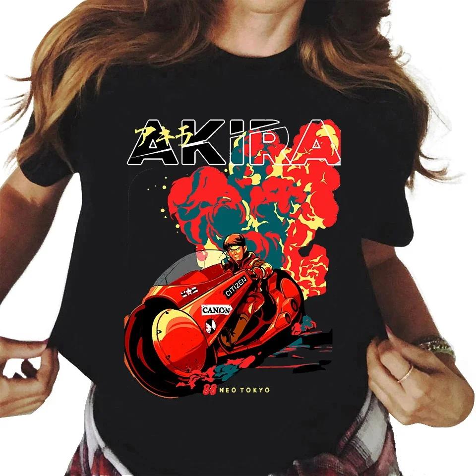 Akira Anime T Shirt Manga K. Otomo Tokyo Men Women Graphic Print T Shirt Casual Fashion Short Sleeve Plus Size T Shirt Unisex