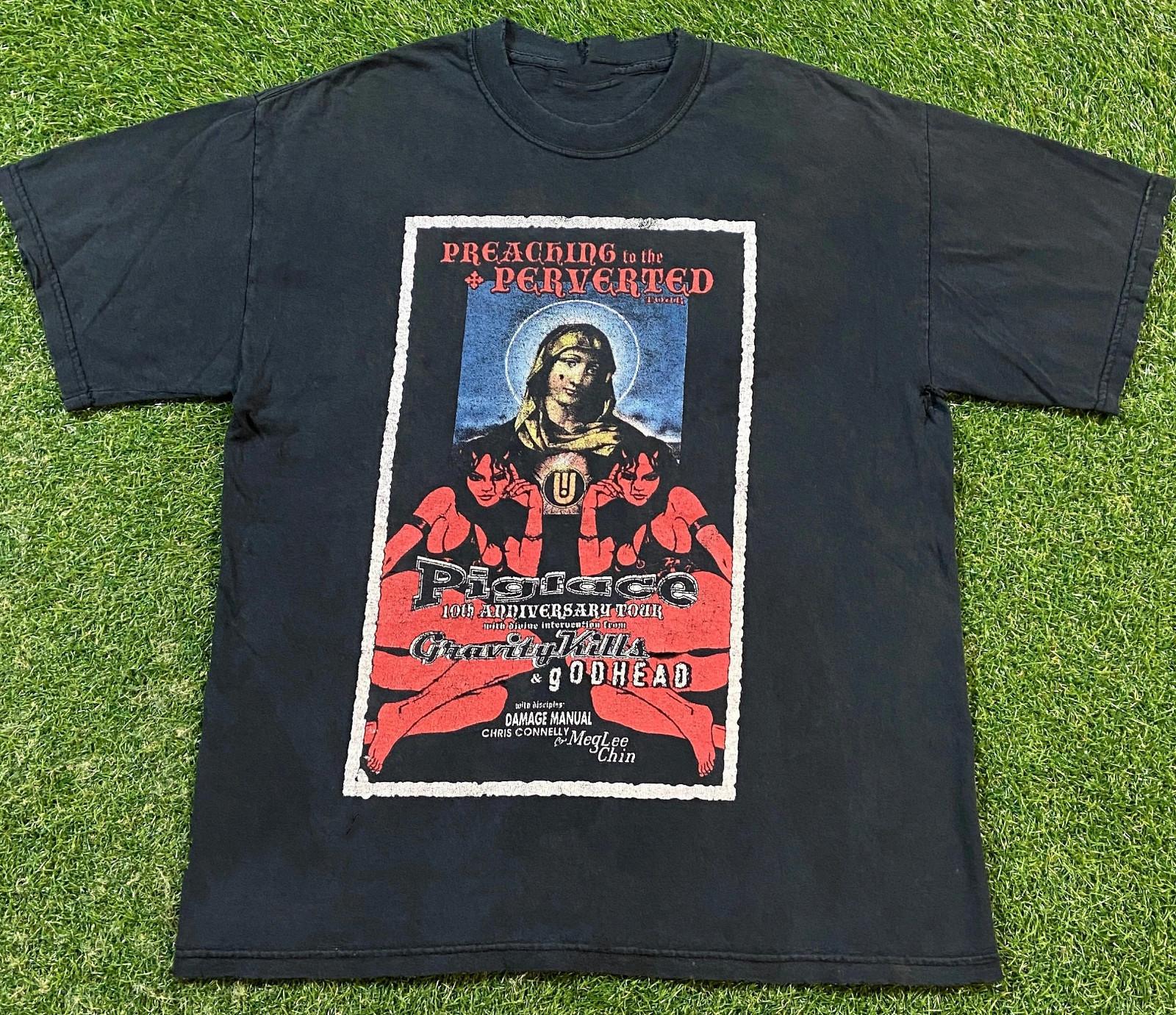 Hot! trend Pigface Band Concert Tour T-shirt All Size SG203 FREE SHIPPING S разноцветный