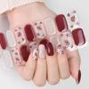 Fashionable Semi Cured Gel Nail Decals That Harden Under Lamp For Salon Quality Results Nail Art Stickers Decoration