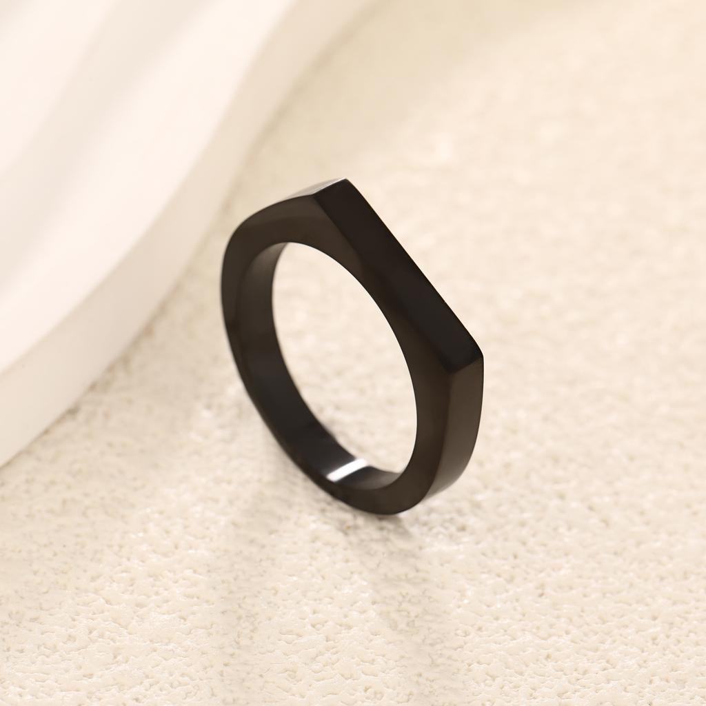Men Women Ring Stainless Steel Ring Plain Band Ring,Statement Chunky Ring Band Thumb Ring