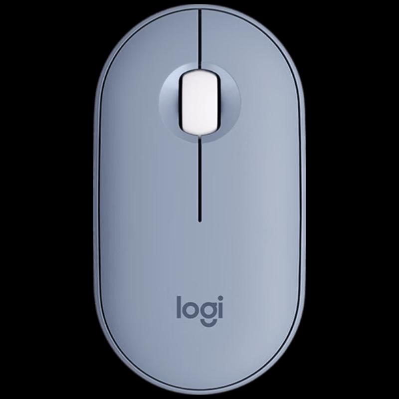 Logitech Pebble 2.0 Kabellose Bluetooth-Maus blau