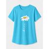 Fashion Women Retro Creative Daisy Letters T Shirt Funny Casual O-neck Short Sleeves T-shirt Summer Female Tee Shirt
