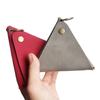 Solid Color Triangle Coin Purse Korean Style Card Storage Bag Simple Small Item Bag  Women