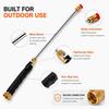 3 In 1 Jet Nozzle Power Washer for Garden Hose,High Pressure Wand with 3 High-Pressure Nozzles - Heavy Adjustable Duty Brass Connector,for Car, Patio,