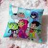 anime Teen Titans Go Cushion Cover Premium Comfort Reversible Pillow Cove -Two in One Design for Any Room & Car Interior