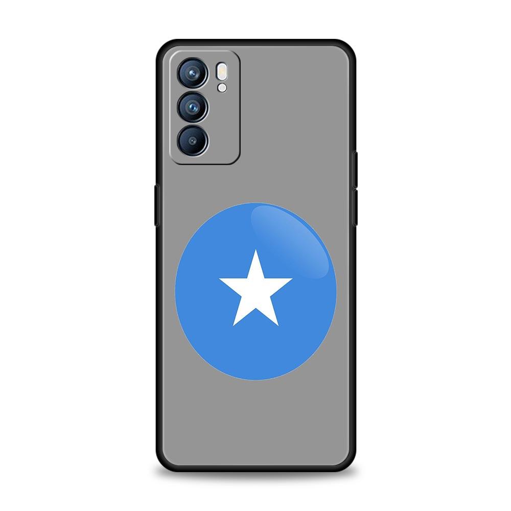 Funda de Teléfono con Bandera Nacional de Somalia Para Oppo Reno14 Reno13 Reno12 11 F 10 Find X5 X9 Pro A54 5G A53 A9 A16 A78 4G A80 A98 Cubierta
