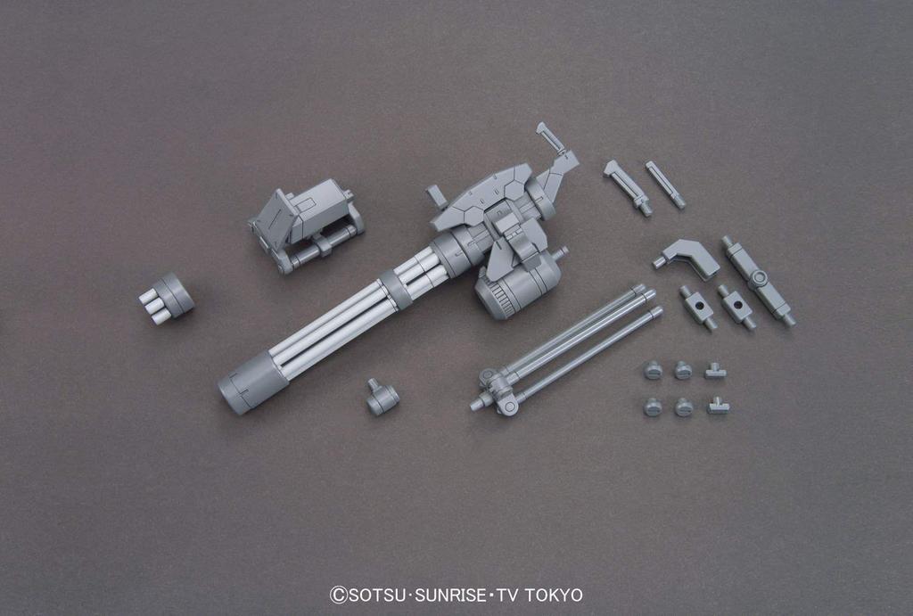 HGBC Gundam Build Fighters Try Obří Gatling 1/144 Měřítko Předbarvený Plastový Model