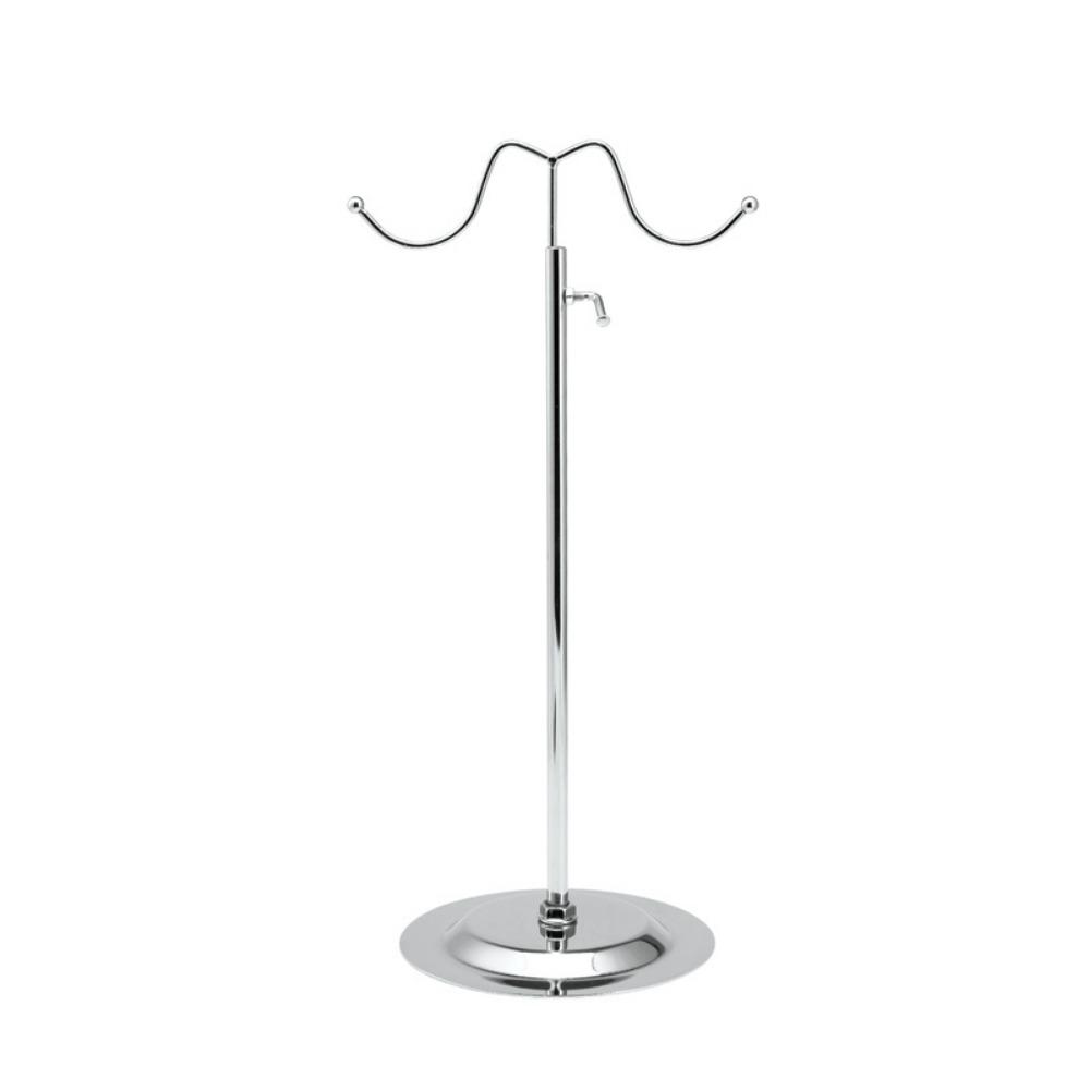 Curved Hook Bag Display Rack Adjustable Height Wig Hanger Thickened Jewelry Storage Shelf  Purse
