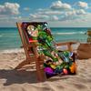 Rick and Morty Fashion Beach Towel: Ideal for Summer Adventures Soft, absorbent and quick drying suitable for swimming and bathing