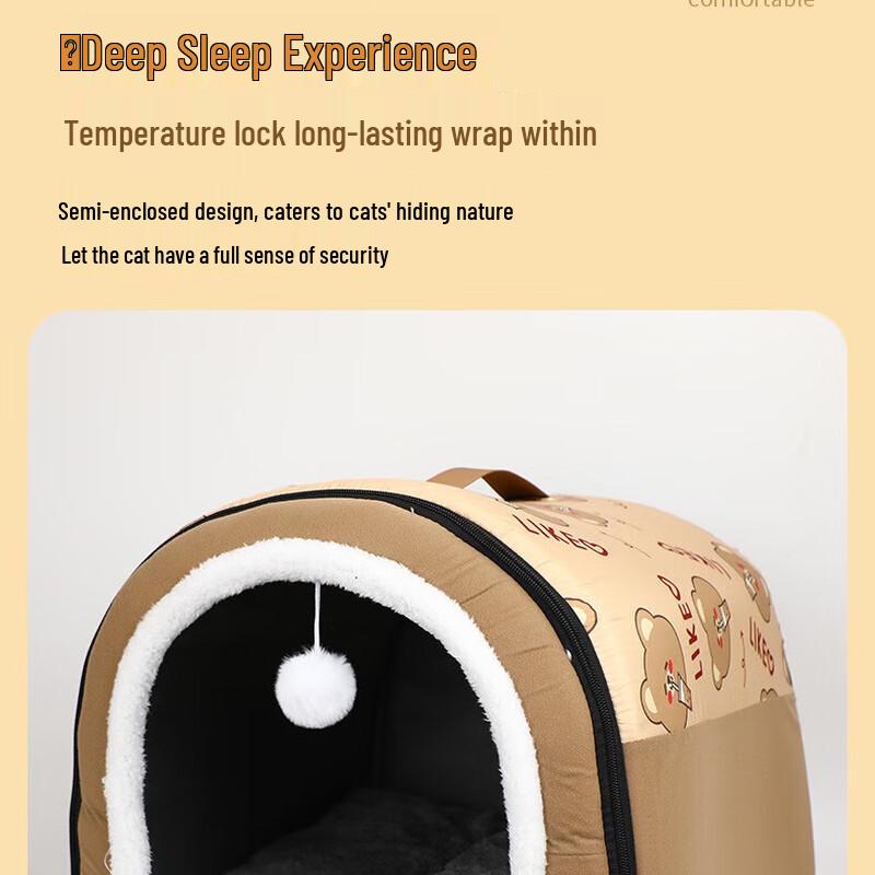 Washable Thickened Winter Pet Bed