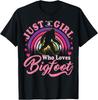 Just A Girl Who Loves Bigfoot Sasquatch Gifts For Teenage Girls T-Shirt
