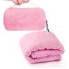 Foldable 2-in-1 Fleece Blanket Travel Airplane Throw Multi-Function Portable for Wholesale