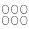 50Pcs Metal Rings Sturdy   Rustproof Exquisite Wide Application Metal O Rings for Clothes Bag Backpack