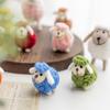 Adorable Felt Lamb Miniature 1Pc Mini Soft Wool Sheep Ornament Small Table Decor for Living Room Bedroom Nursery Party Holiday Gift