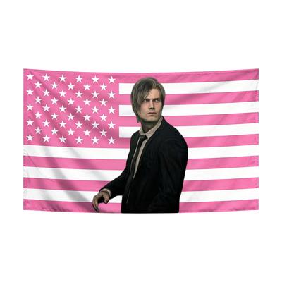 LLeon Kenedy Amerikanische Flagge Wandteppich Wandkunst Y2K Ästhetik Zimmerdeko Wandbehang Für Schlafzimmer Wohnheim Wohnzimmer Dekoration