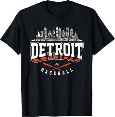 2024 Skyline Word Art Tarik Skubal Detroit Baseball Graphic Tee