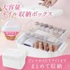 CHASO Nail Storage Gel Nail Nail Paint Box with Tool Box Box, Box, Case, Handle, 2-Tier