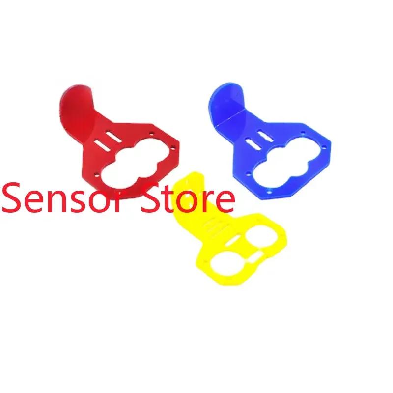 5PCS Cartoon Ultrasonic Sensor Fixed Bracket HC-SR04 Part Intelligent Car Matching красный