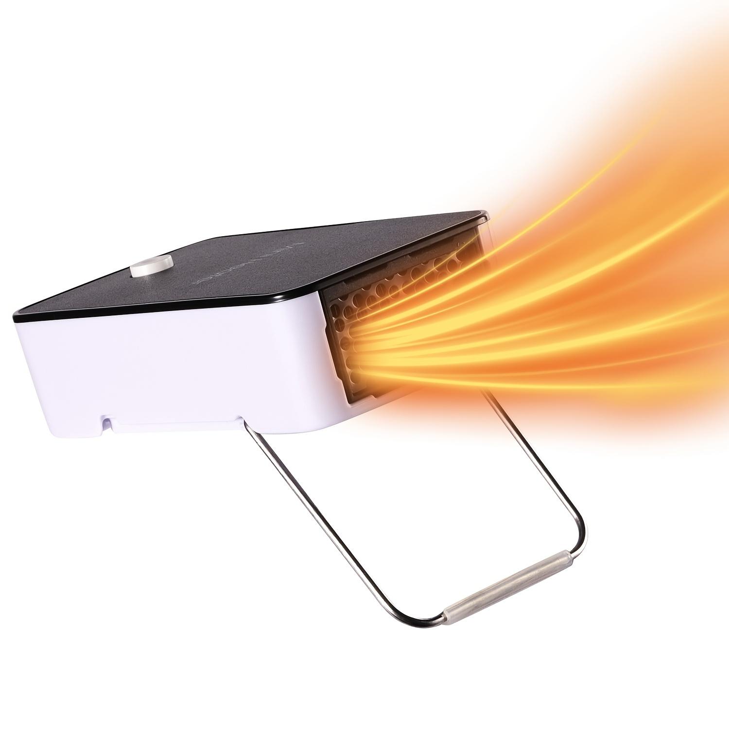 

1 шт. Мини-обогреватель, портативный электрический воздухонагреватель с одним сенсорным переключателем, вилка 110 В, низкое энергопотребление, защита от перегрева чёрный