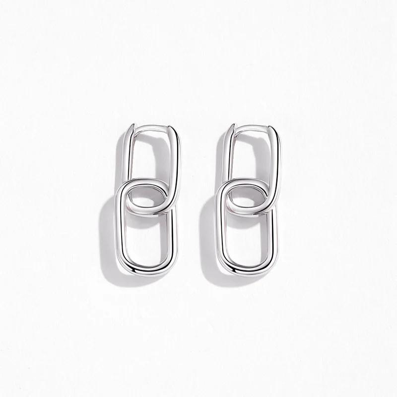 925 Silver Korean Irregularity Earrings Exquisite Semale Sexy Jewelry Gift Designer Jewelry