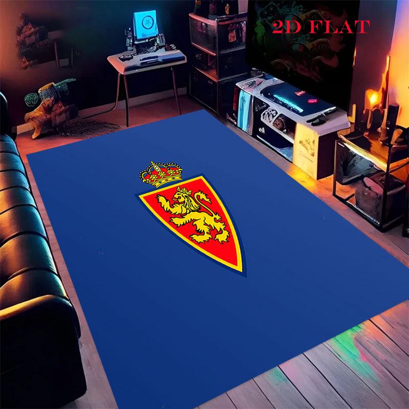 Real Zaragoza POSTER Carpet Rug for Living Room Bedroom Home Sofa Decoration,Kids Play Nonslip Floor Mat
