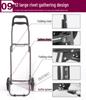 Lightweight Foldable Shopping Cart for Seniors: Stair-Climbing Trolley with Portable Handle