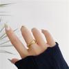 18k Gold Plated Retro Ring: European & American Cool Style for Women